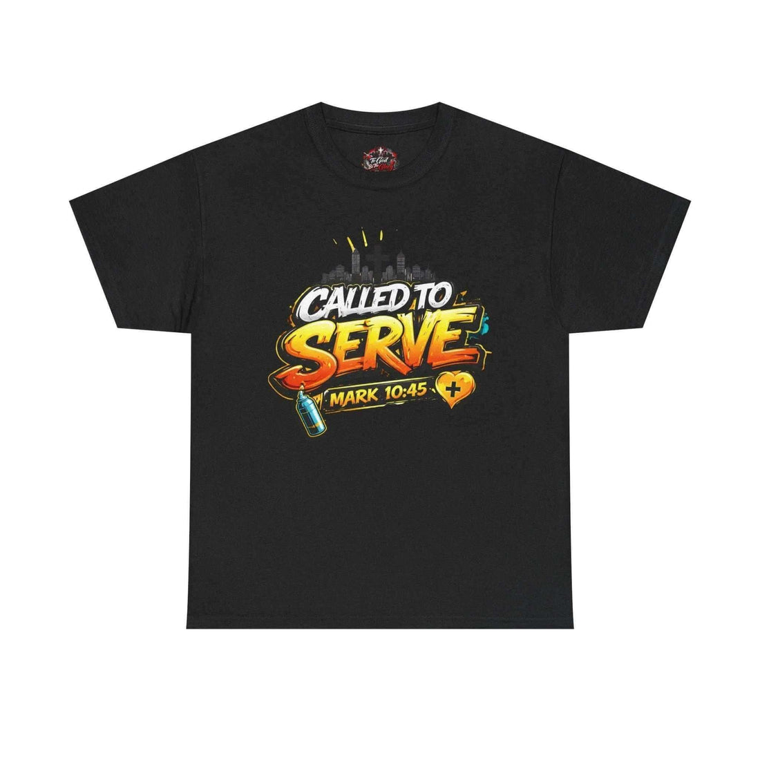 Called To Serve Tee Religious soft T-Shirt Printify Black S