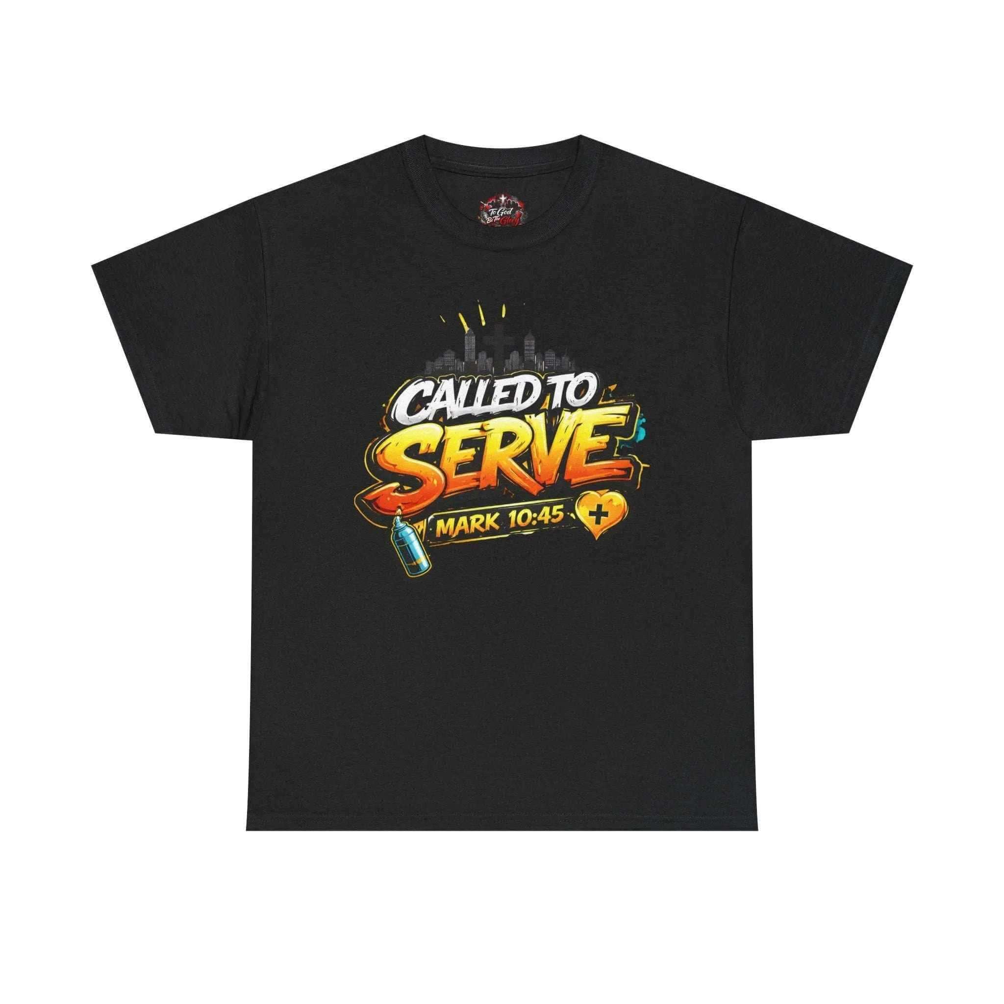 Called To Serve Tee Religious soft T-Shirt Printify Black S