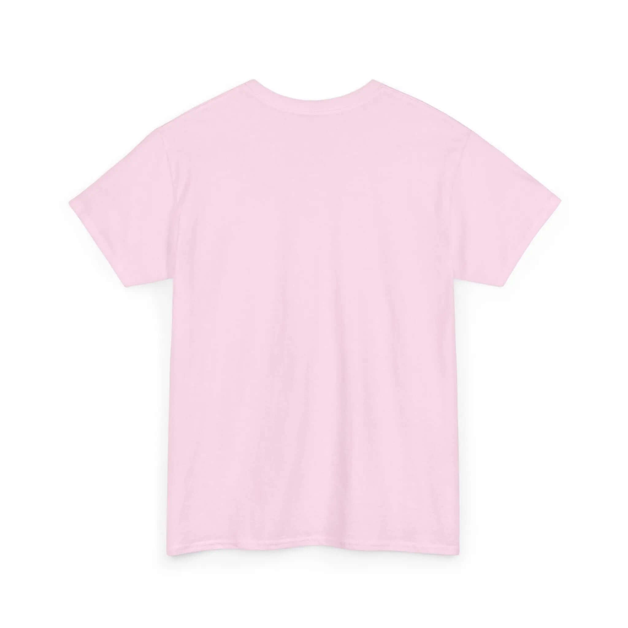 All For His Glory TShirt — Christian Faith Graphic Tee back view in soft pink color.
