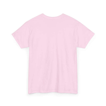 All For His Glory TShirt — Christian Faith Graphic Tee back view in soft pink color.