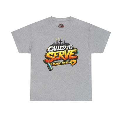 Called To Serve Tee Religious soft T-Shirt Printify Sport Grey S