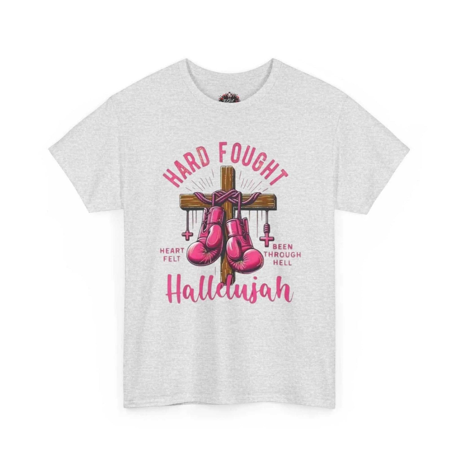 Hard fought Hallelujah Tee religious T-Shirt Printify