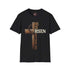 He is risen T-Shirt Religious unisex T-Shirt Printify Black S