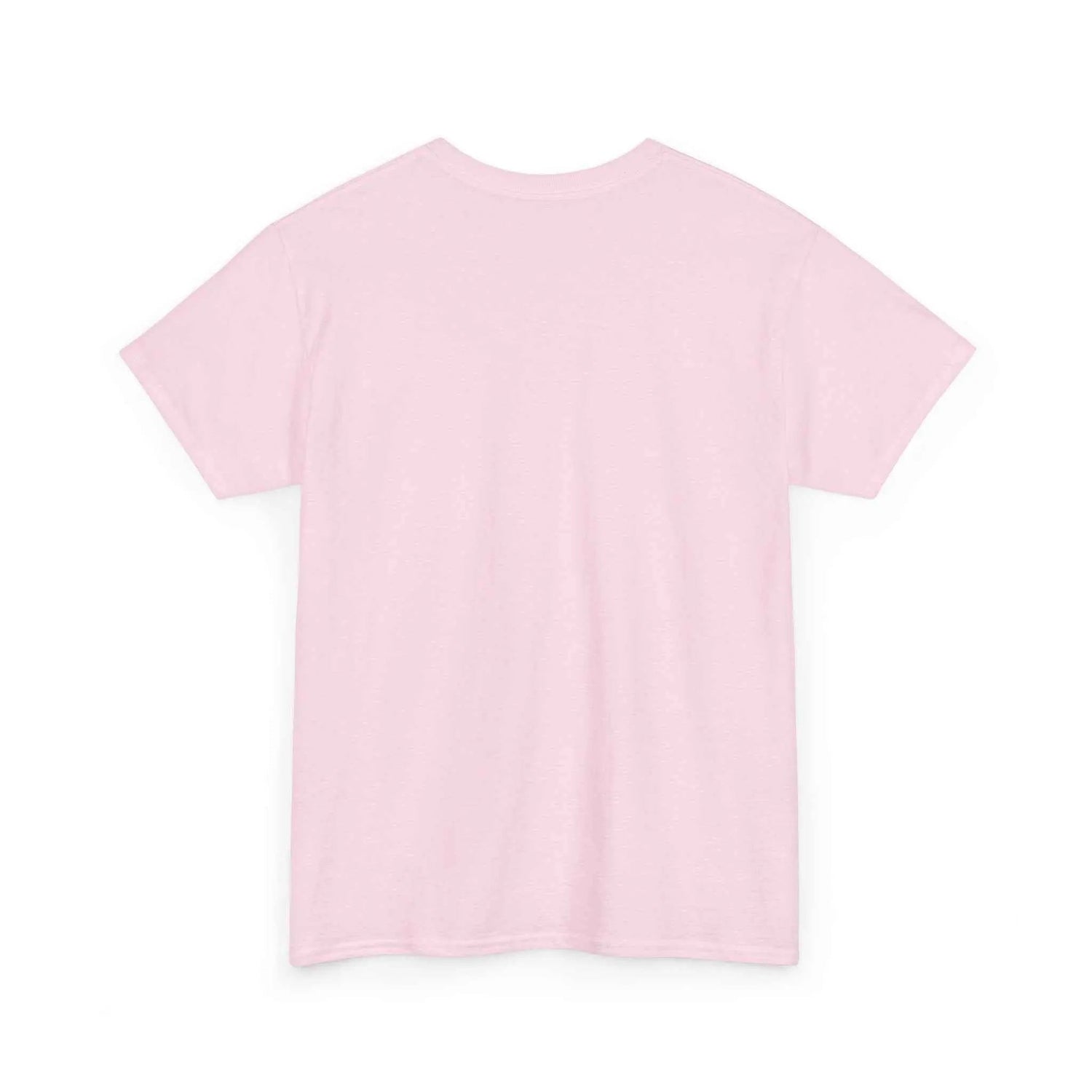 Back view of the Pray Hard Tee — Urban Streetwear Christian Graphic T-Shirt in Light Pink color.