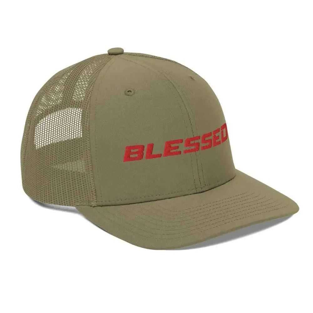 Blessed Trucker Cap religious unisex hat To God be The Glory Creations