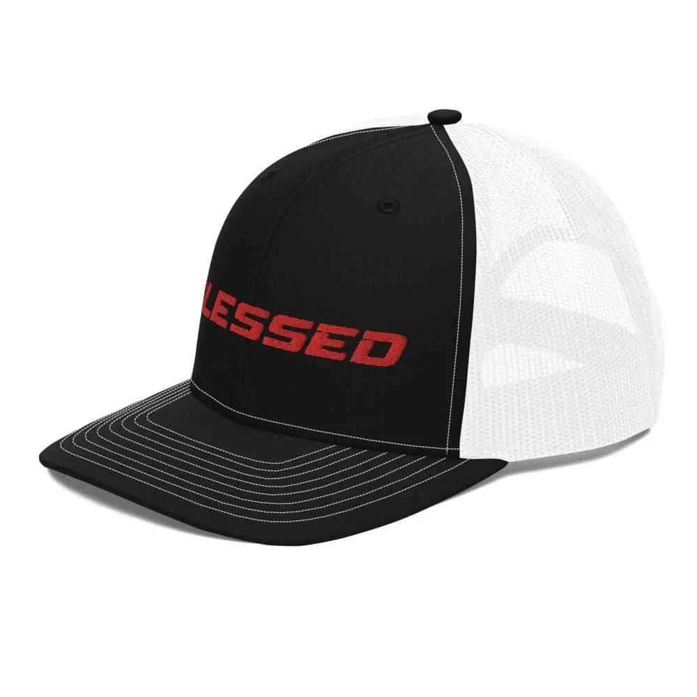 Blessed Trucker Cap religious unisex hat To God be The Glory Creations