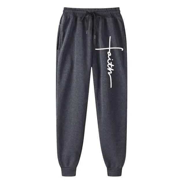 Christian Apparel Faith Sweatpants sweats To God be The Glory Creations Dark Grey L Unisex