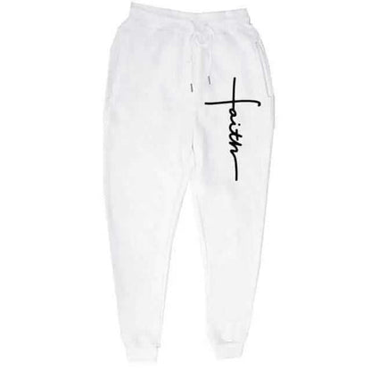 Christian Apparel Faith Sweatpants sweats To God be The Glory Creations white XXXL Unisex