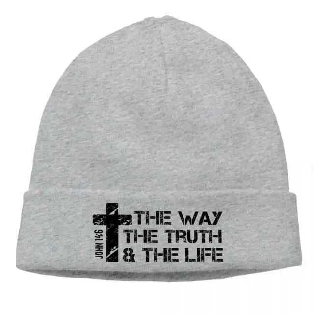 Christian Faith Cross Outdoor Beanie Hats hat To God be The Glory Creations gray One Size Unisex