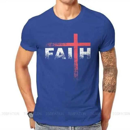 Christian Faith T-Shirt Vintage T-shirt To God be The Glory Creations Blue 4XL Unisex