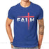 Christian Faith T-Shirt Vintage T-shirt To God be The Glory Creations Blue 4XL Unisex