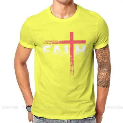 Christian Faith T-Shirt Vintage T-shirt To God be The Glory Creations Yellow S Unisex