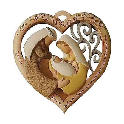 Christian Holy Family Ornament ornament To God be The Glory Creations Default Title