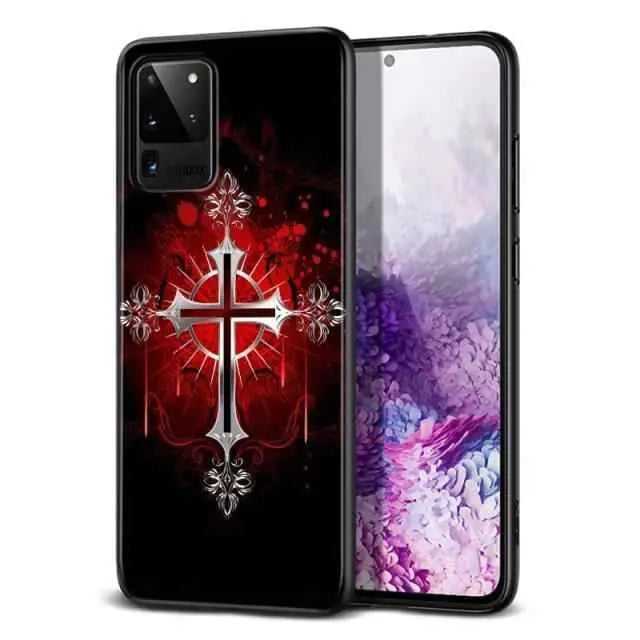 Christian Jesus Cross for Samsung phone accessories To God be The Glory Creations For Galaxy A21 Style 04