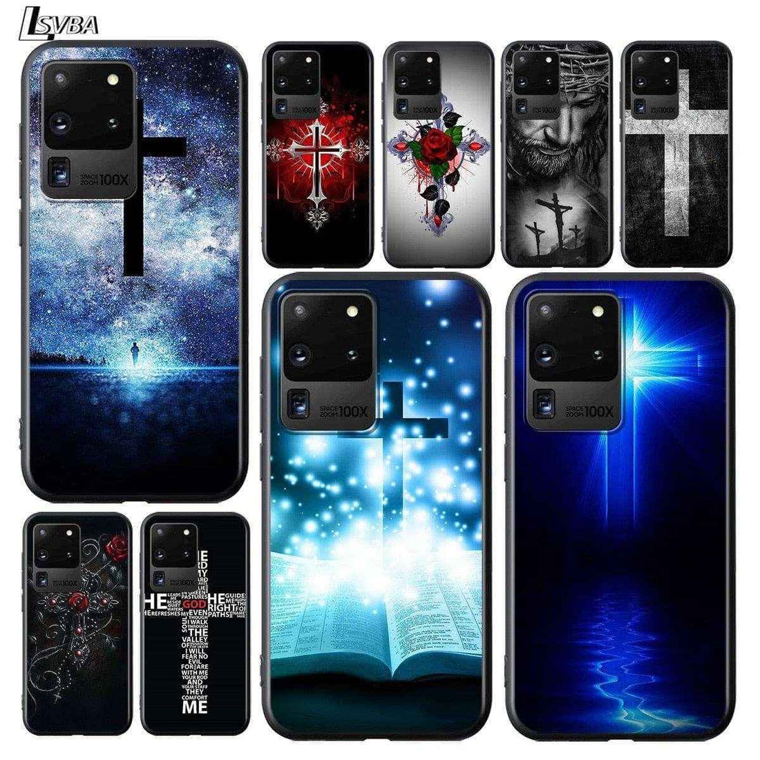 Christian Jesus Cross for Samsung phone accessories To God be The Glory Creations