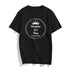 Christian T-Shirt Daughter of The King Letter Print T-shirt To God be The Glory Creations Black-3463 L Females