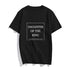 Christian T-Shirt Daughter of The King Letter Print T-shirt To God be The Glory Creations black-1627 M Females