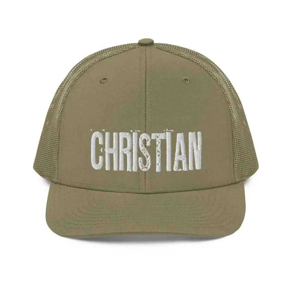 Christian Trucker Cap religious hat To God be The Glory Creations Loden Unisex