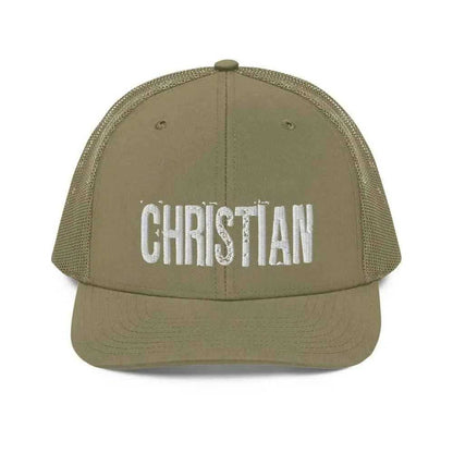 Christian Trucker Cap religious hat To God be The Glory Creations Loden Unisex