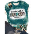 Created with Purpose Cow Blend T Shirt T-shirt FreeDropship Cyan S