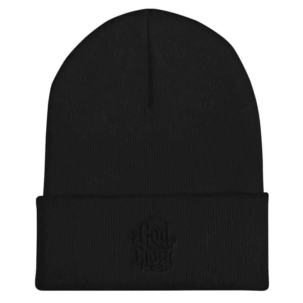 Cuffed Beanie - To God be The Glory Creations Unisex Beenie To God be The Glory Creations Black