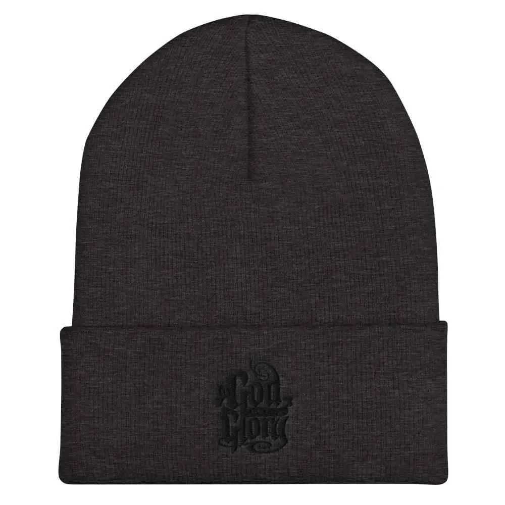 Cuffed Beanie - To God be The Glory Creations Unisex Beenie To God be The Glory Creations Dark Grey