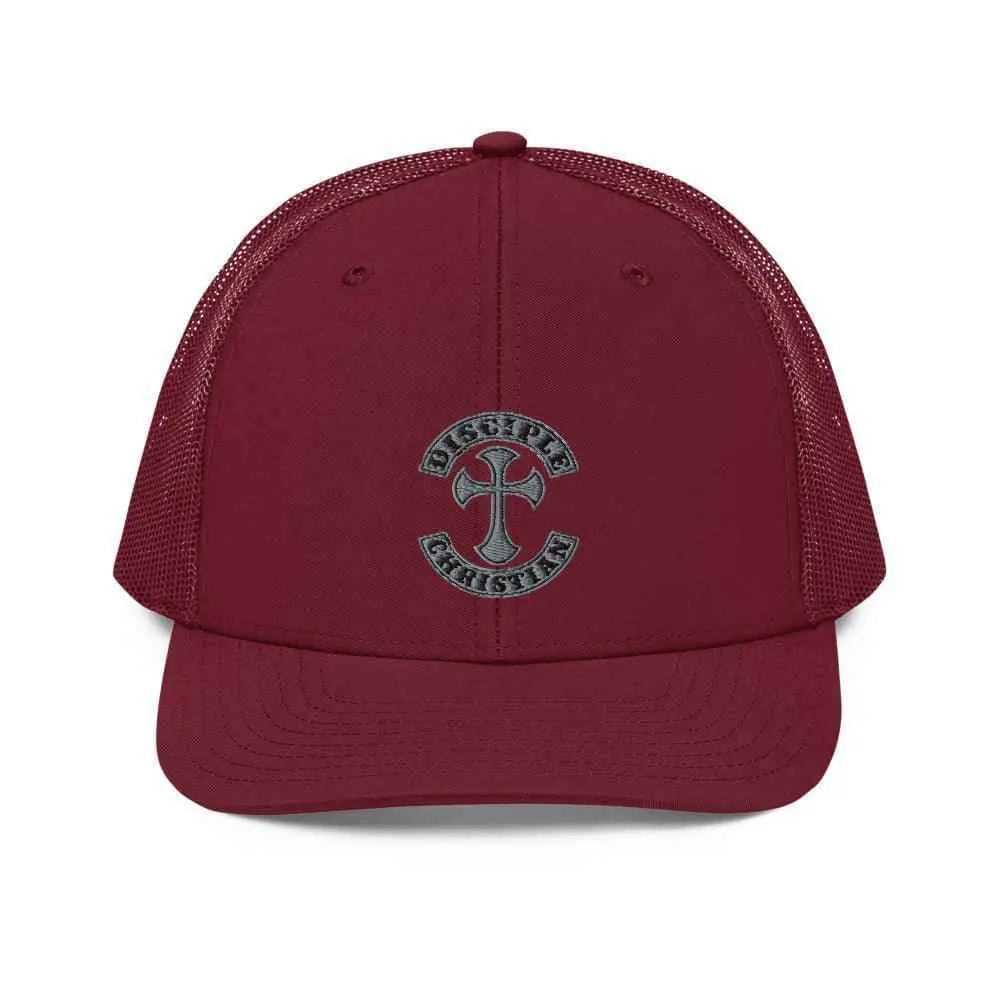 Disciple Trucker Cap religious one size hat To God be The Glory Creations Cardinal