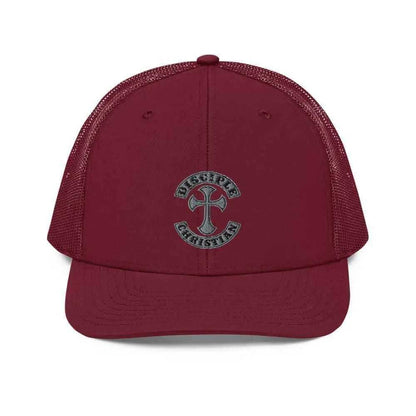 Disciple Trucker Cap religious one size hat To God be The Glory Creations Cardinal