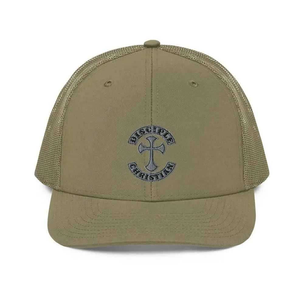 Disciple Trucker Cap religious one size hat To God be The Glory Creations Loden