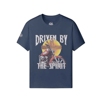 Driven by the holy spirit T-shirt PODpartner Indigo Blue XS