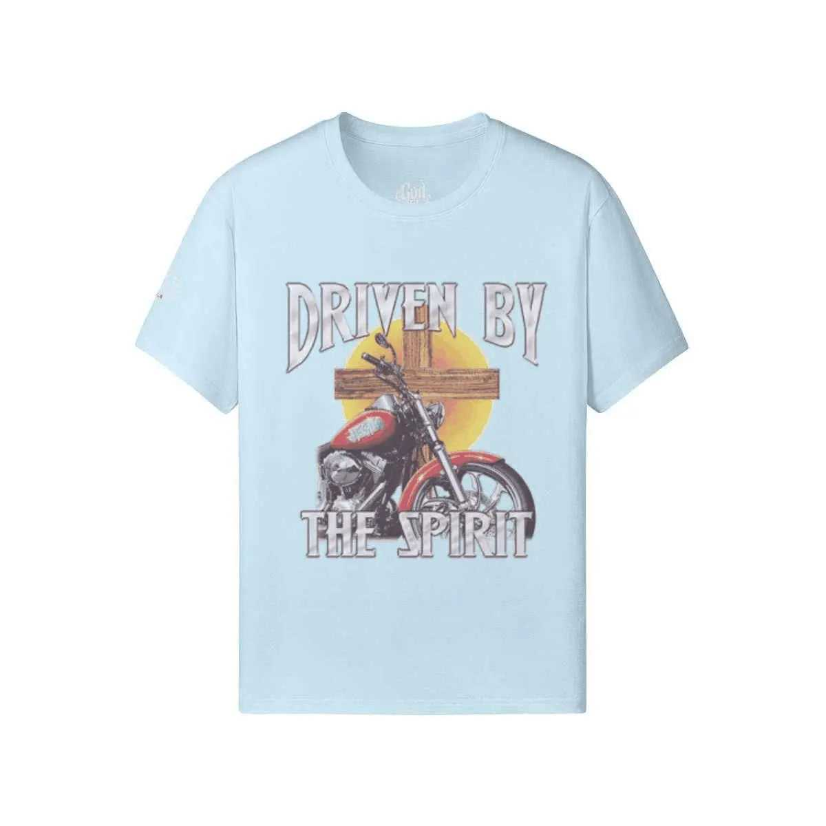 Driven by the holy spirit T-shirt PODpartner Light Steel Blue XS