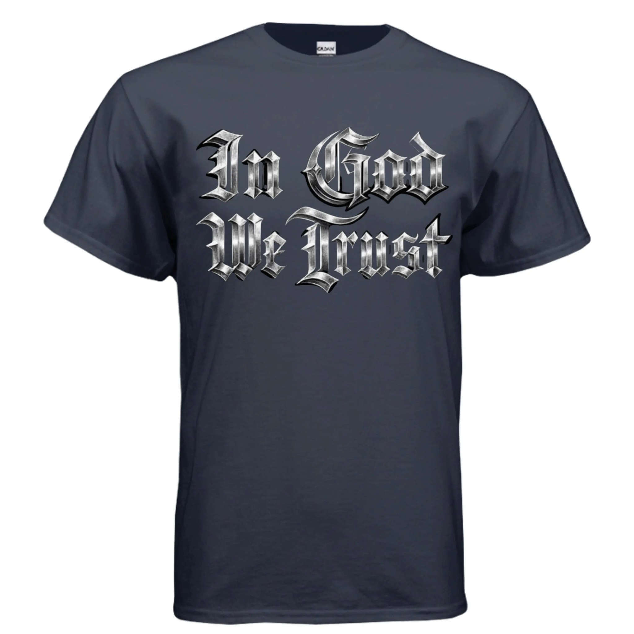 In God we trust T-Shirt To God be The Glory Creations NAVY S