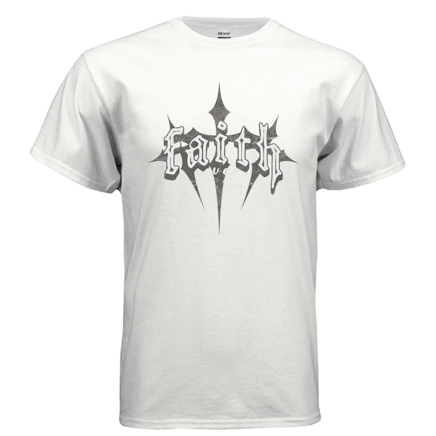 Faith over Fear religious t-shirt T-Shirt To God be The Glory Creations WHITE S