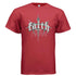 Faith over Fear religious t-shirt T-Shirt To God be The Glory Creations RED S