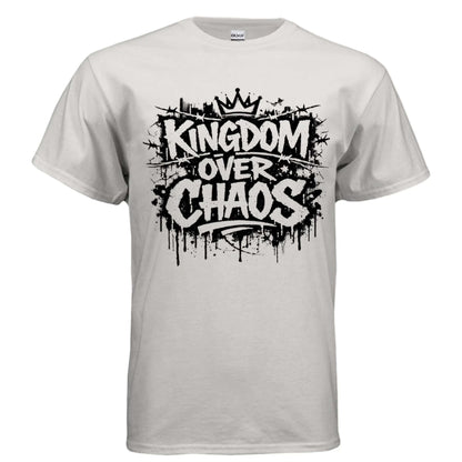 Kingdom over Chaos T-Shirt To God be The Glory Creations ICE GREY S
