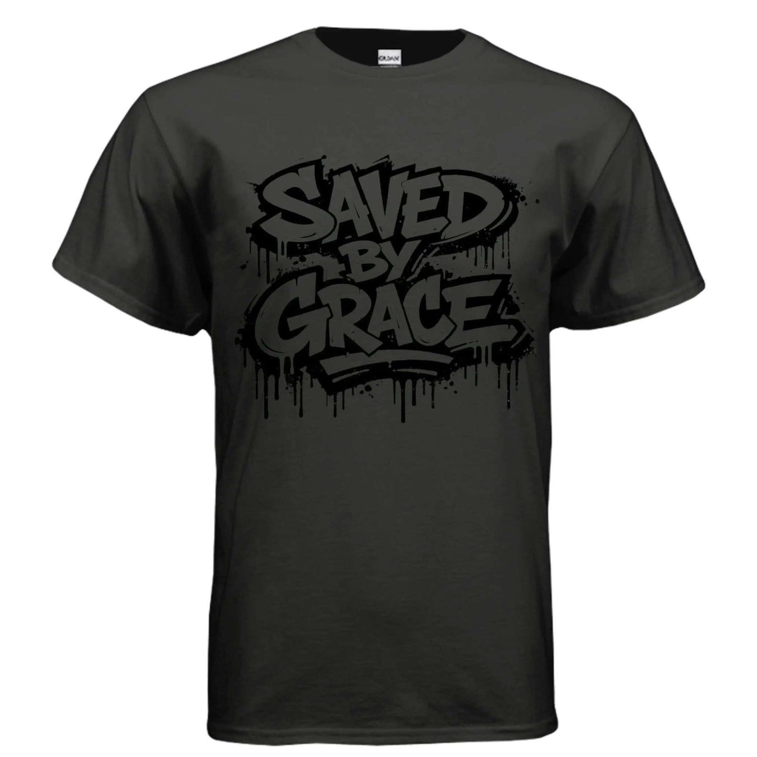 Saved by grace religious unisex T-Shirt To God be The Glory Creations BLACK S