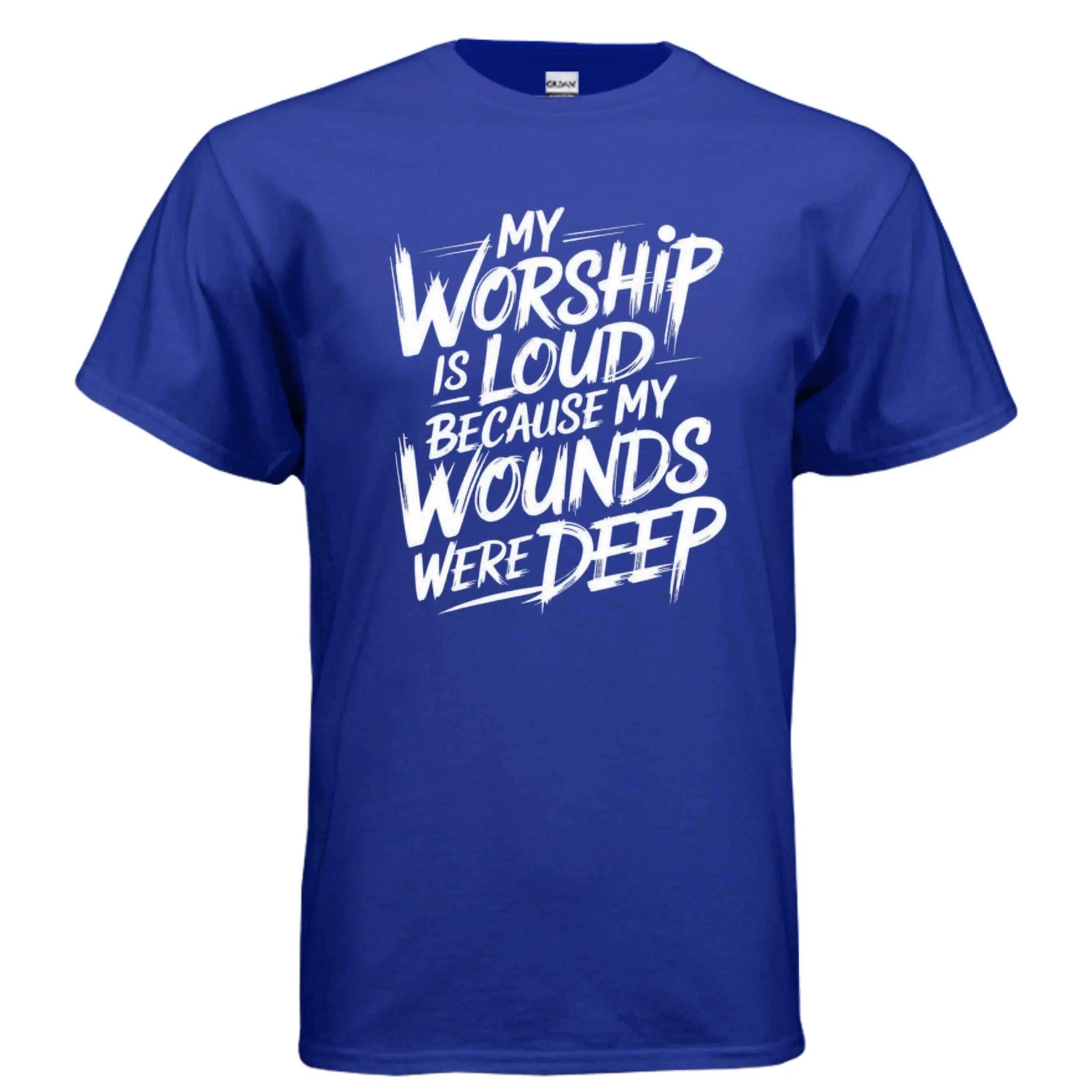 Worship is Loud T-Shirt To God be The Glory Creations ROYAL S