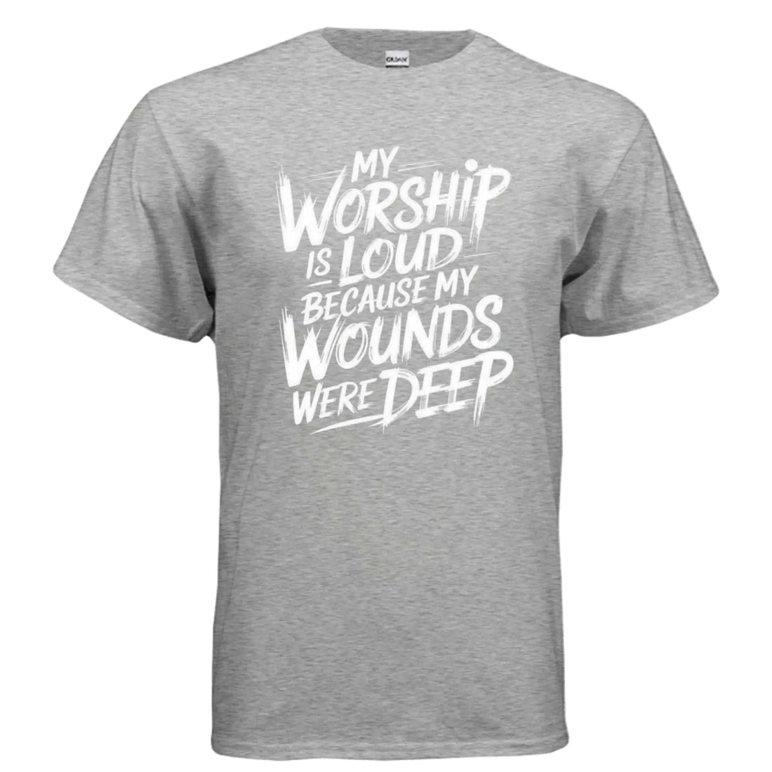 Worship is Loud T-Shirt To God be The Glory Creations SPORT GREY S
