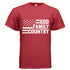 God Family Country religious tee T-Shirt To God be The Glory Creations RED S