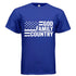 God Family Country religious tee T-Shirt To God be The Glory Creations ROYAL S