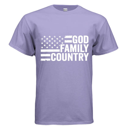 God Family Country religious tee T-Shirt To God be The Glory Creations VIOLET S