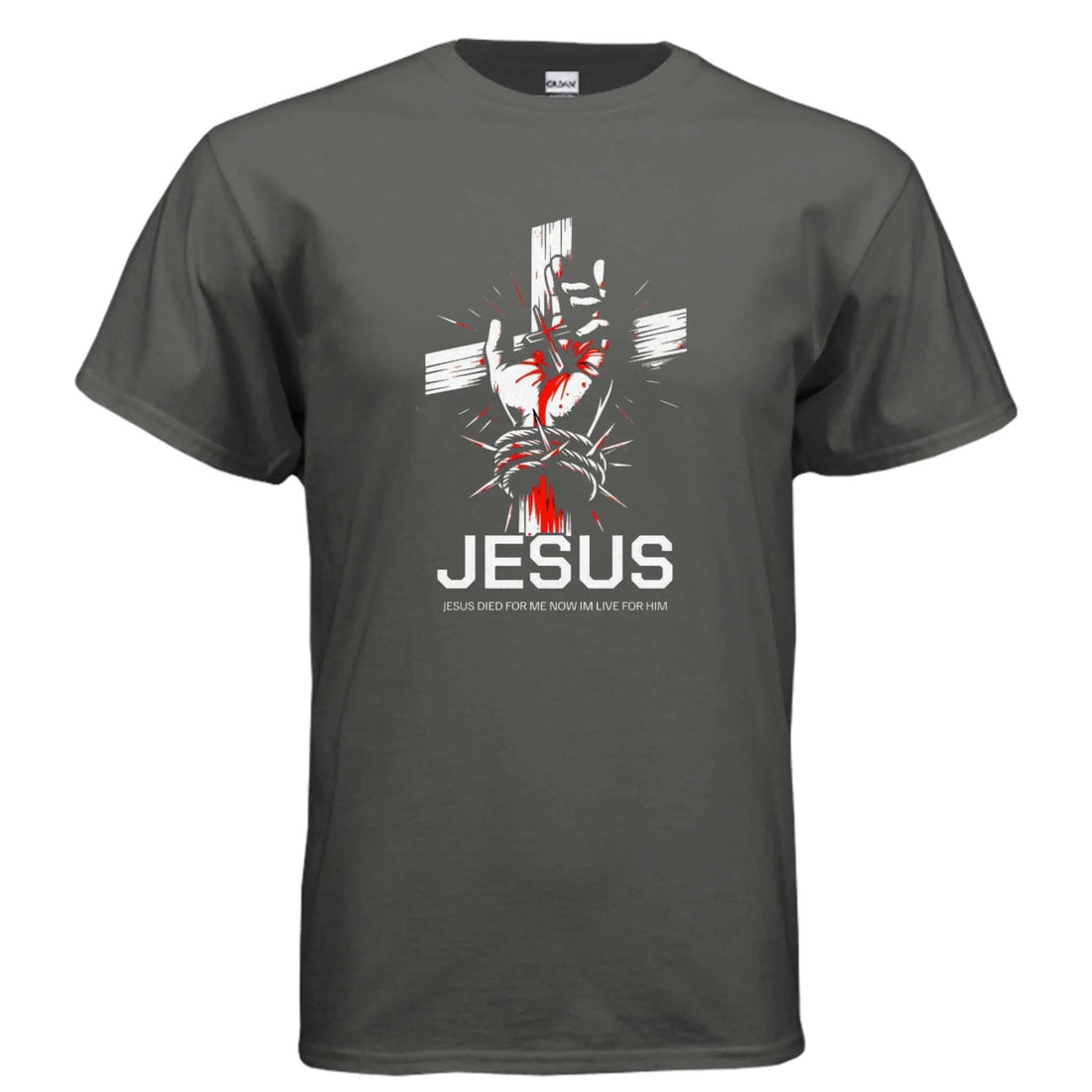 Jesus T-Shirt To God be The Glory Creations CHARCOAL S