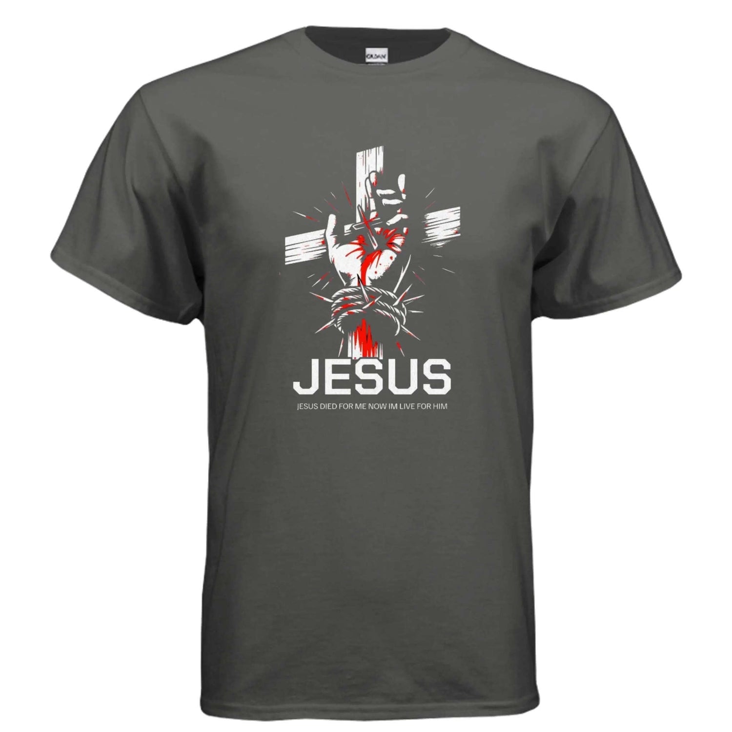 Jesus T-Shirt To God be The Glory Creations CHARCOAL S