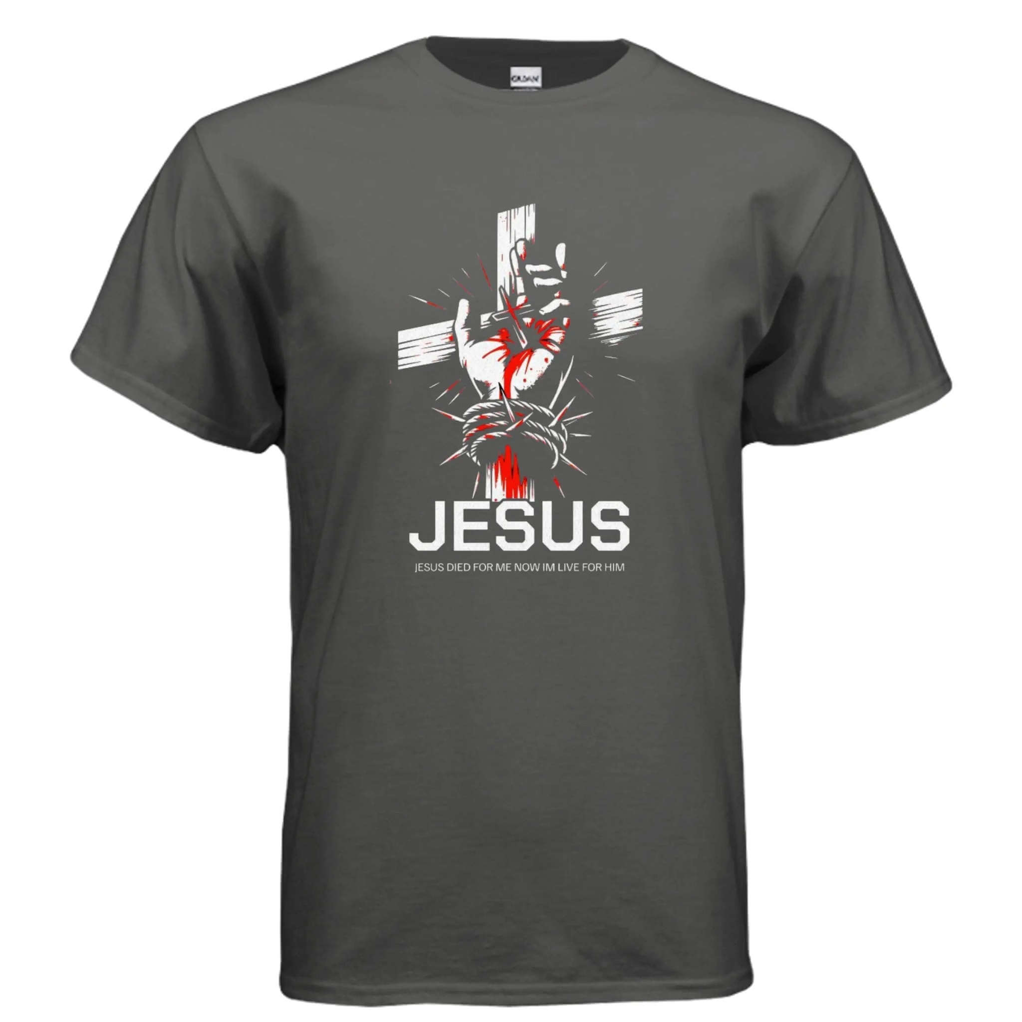 Jesus T-Shirt To God be The Glory Creations CHARCOAL S