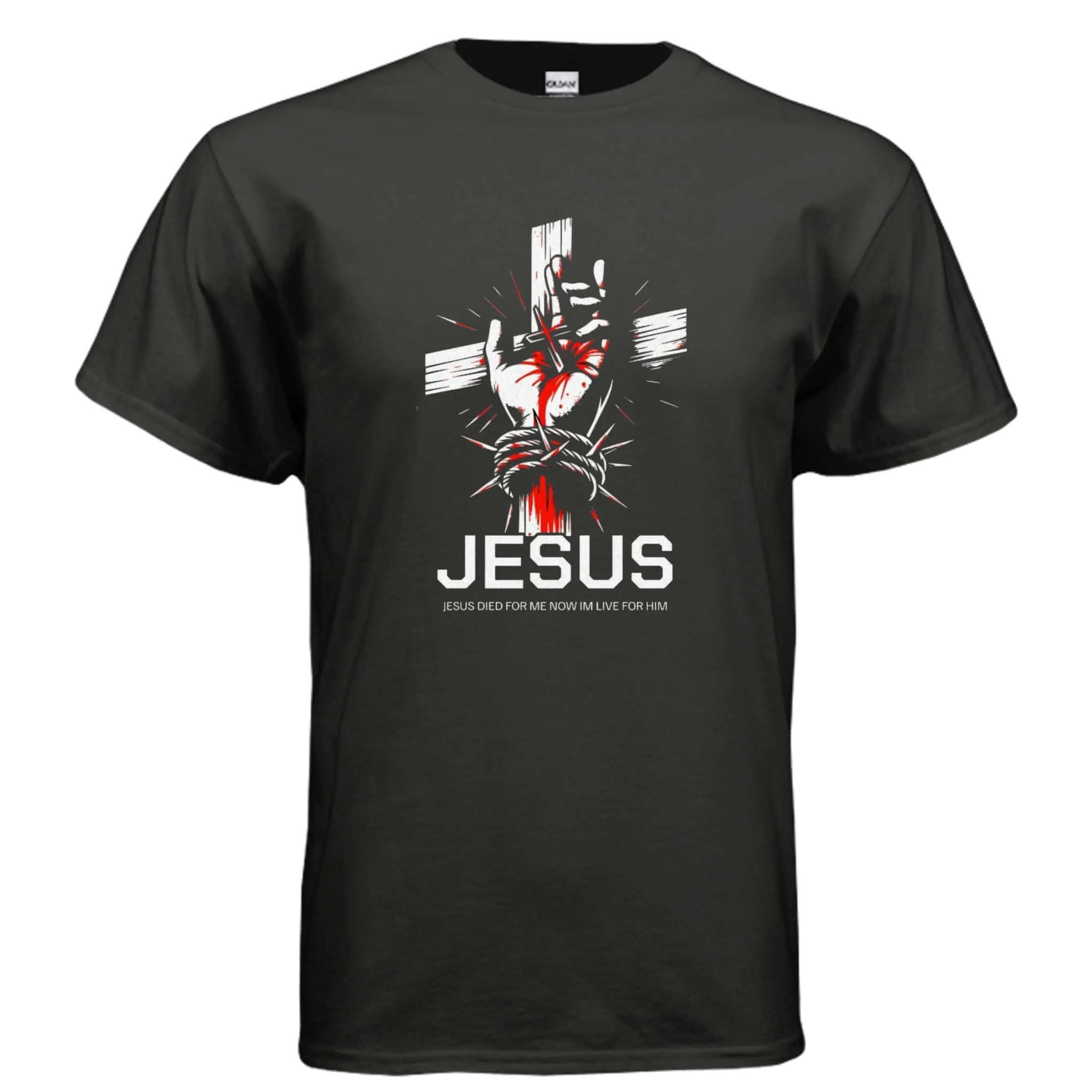 Jesus T-Shirt To God be The Glory Creations BLACK S