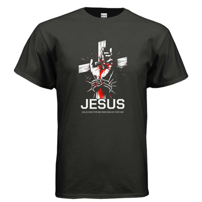 Jesus T-Shirt To God be The Glory Creations BLACK S