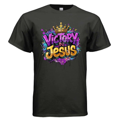 Victory in Jesus T-Shirt To God be The Glory Creations BLACK S