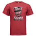 Trust God in the Storm Adult T-Shirt T-Shirt To God be The Glory Creations RED S