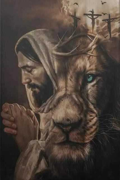 Christian scripture wall art the Lord Jesus Christ Art To God be The Glory Creations 40x60cm No Frame PF11157