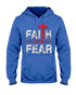 Faith over Fear Hoodie Sweatshirts Fuel S Royal Blue